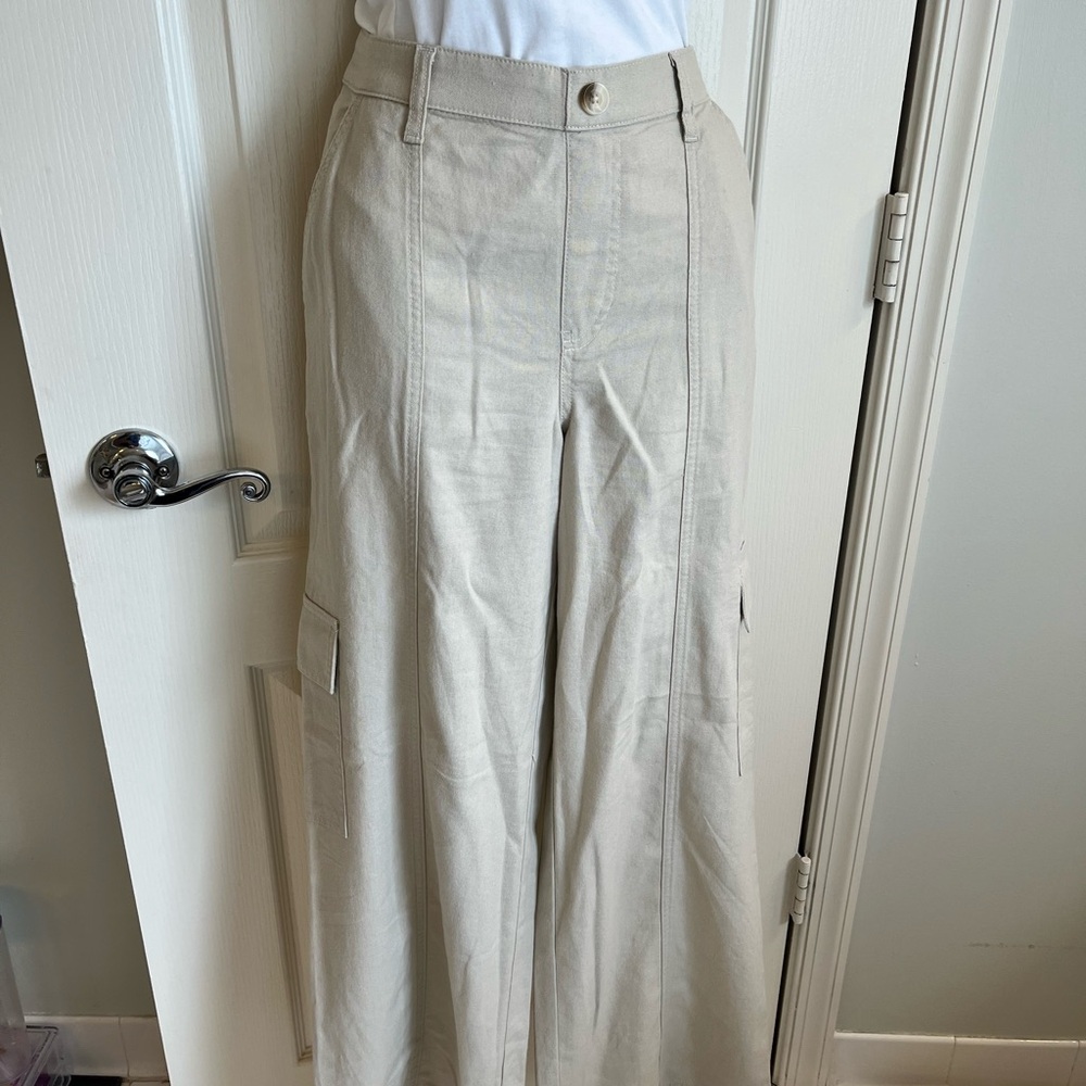 Women’s Lightweight Linen Like Cargo Pants